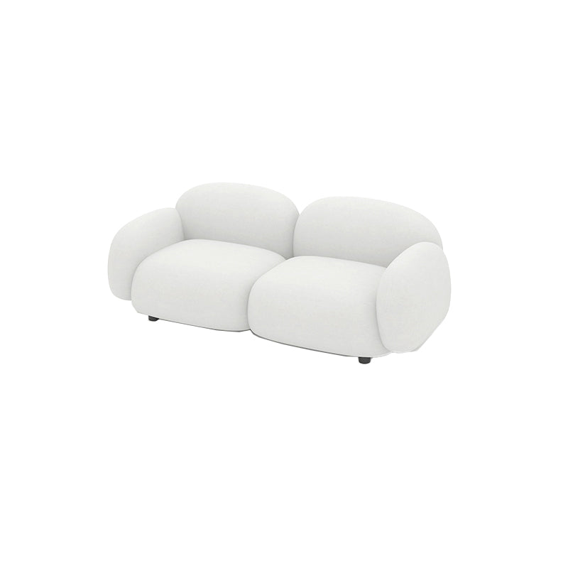 Modern Sofa with Tight Back and Square Arm for Living Room 27.56" High