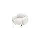 Modern Sofa with Tight Back and Square Arm for Living Room 27.56" High