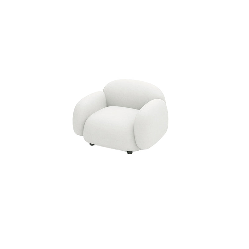 Modern Sofa with Tight Back and Square Arm for Living Room 27.56" High