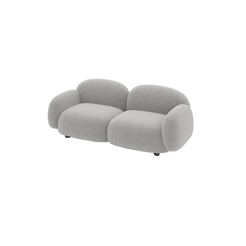 Modern Sofa with Tight Back and Square Arm for Living Room 27.56" High