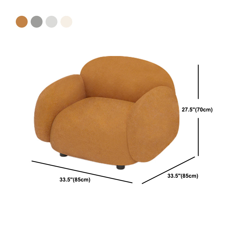 Modern Sofa with Tight Back and Square Arm for Living Room 27.56" High