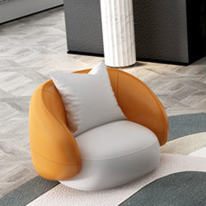 Hedendaagse gebogen bank voor een appartement met smokingarm bank 35.43 "breed