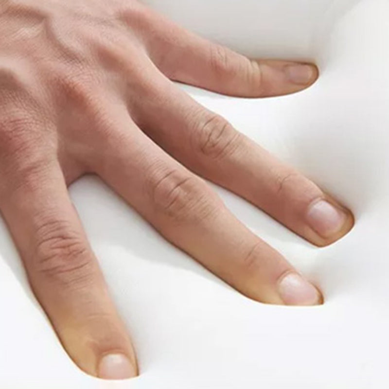 Moderne faux leer gebogen bank met hellende armen voor woonkamer