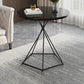 Frame 1 Coffee Table Solid Wood Coffee Table for Living Room 19.7"L x 19.7"W x 23.5"H Black Black Clearhalo 'Coffee & Accent Tables' 'Coffee Tables' 'coffee_tables' 'furn' 'furn_coffee_tables' 'Furniture' 'Living Room Furniture' 5663719