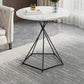 Frame 1 Coffee Table Solid Wood Coffee Table for Living Room 19.7"L x 19.7"W x 23.5"H Black White Clearhalo 'Coffee & Accent Tables' 'Coffee Tables' 'coffee_tables' 'furn' 'furn_coffee_tables' 'Furniture' 'Living Room Furniture' 5663723