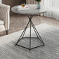 Frame 1 Coffee Table Solid Wood Coffee Table for Living Room 19.7"L x 19.7"W x 23.5"H Black Gray Clearhalo 'Coffee & Accent Tables' 'Coffee Tables' 'coffee_tables' 'furn' 'furn_coffee_tables' 'Furniture' 'Living Room Furniture' 5663725