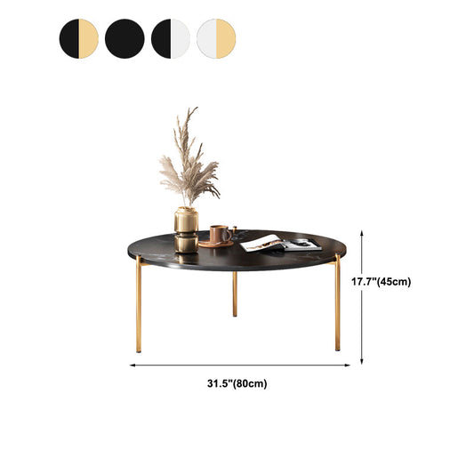 Tavolino da caffè a 3 gambe tavolino in legno massiccio per soggiorno