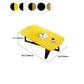 Mesa de centro rectangular con patas cruzadas para sala de estar
