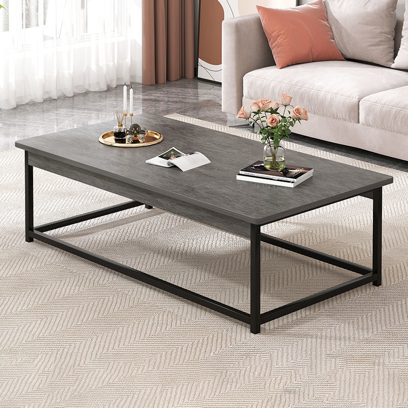 Solid Wood Coffee Table Rectangle Coffee Table for Living Room