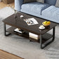 Solid Wood Coffee Table Rectangle Coffee Table for Living Room