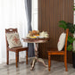 Mesa de cóctel envejecida de estilo francés, mesa de centro de madera para el hogar