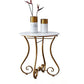 Iron Geometric Coffee Table Round Modern Minimalist Coffee Table Gold Clearhalo 'Coffee & Accent Tables' 'Coffee Tables' 'coffee_tables' 'furn' 'furn_coffee_tables' 'Furniture' 'Living Room Furniture' 5663979