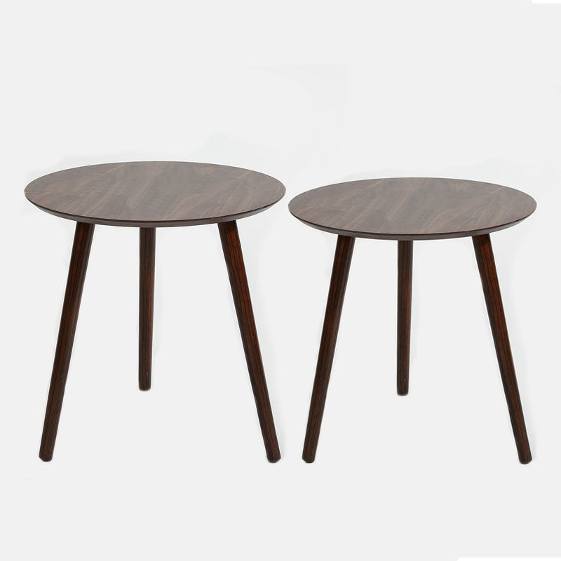 Table d'appoint d'appoint pour canapé scandinave, table d'appoint à trois broches, table d'appoint ronde