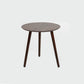 Table d'appoint d'appoint pour canapé scandinave, table d'appoint à trois broches, table d'appoint ronde