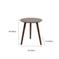 Table d'appoint d'appoint pour canapé scandinave, table d'appoint à trois broches, table d'appoint ronde
