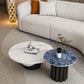 Slate Pedestal Coffee Table Round Modern Minimalist Coffee Table Clearhalo 'Coffee & Accent Tables' 'Coffee Tables' 'coffee_tables' 'furn' 'furn_coffee_tables' 'Furniture' 'Living Room Furniture' 5664891