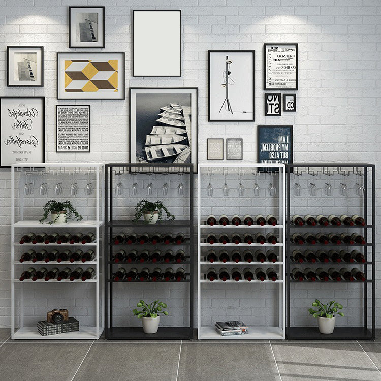 Modern Metal Floor Wine Holds up to 18 Bottles Wine Racks for Kitchen Clearhalo 'furn' 'furn_wine_racks' 'Furniture' 'Kitchen & Dining Furniture' 'Wine Racks' 'wine_racks' 5664918