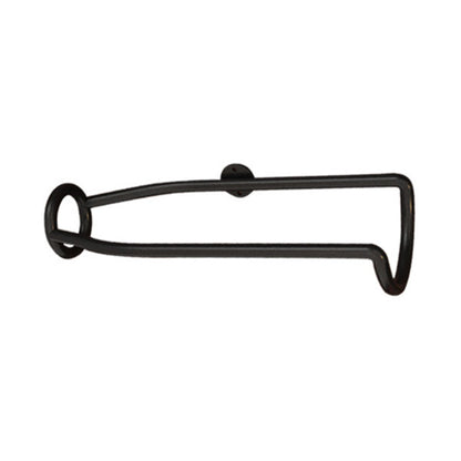 Wall Mounted Metal Modern Wine Bottle Holder in Brown/Gold/Black Black 1 Piece Clearhalo 'furn' 'furn_wine_racks' 'Furniture' 'Kitchen & Dining Furniture' 'Wine Racks' 'wine_racks' 5664923