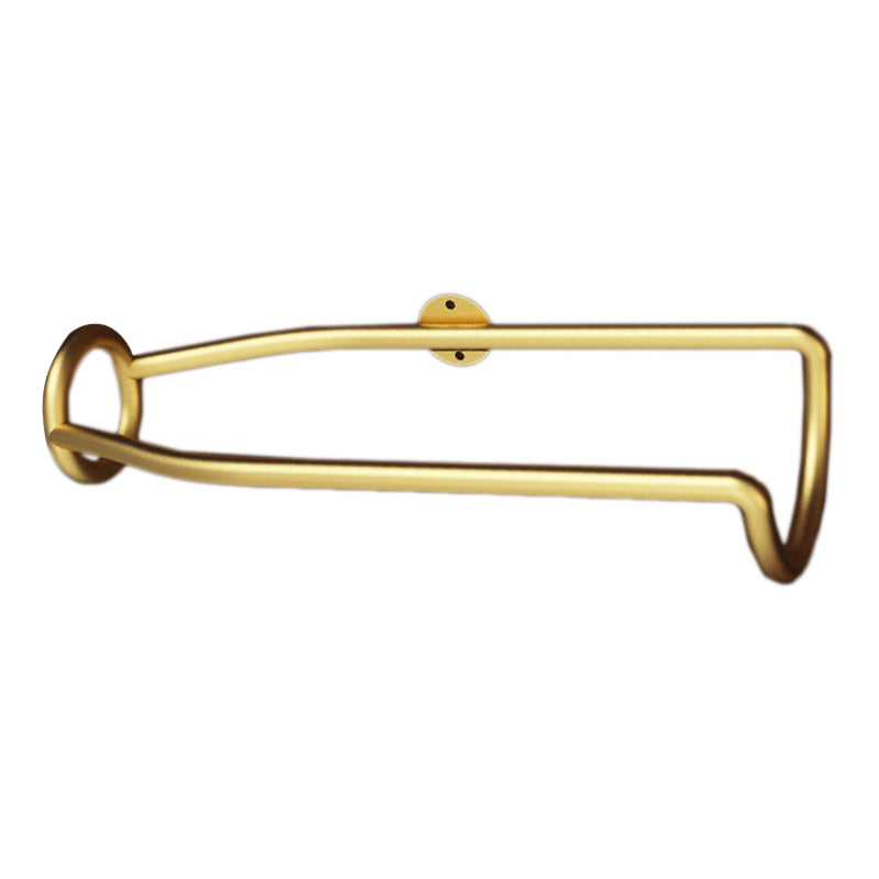 Wall Mounted Metal Modern Wine Bottle Holder in Brown/Gold/Black Clearhalo 'furn' 'furn_wine_racks' 'Furniture' 'Kitchen & Dining Furniture' 'Wine Racks' 'wine_racks' 5664931