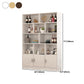 Mid-Century Modern Wine Bottle Rack Wooden Wine Racks for Living Room