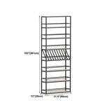 Industrial Floor Wine Bottle Rack Iron Wine Rack Bottle in Black