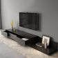 Modern TV Stand with Sliding Storage , TV Console in Grey Fit TVs for up to 71 / 92 Clearhalo 'furn' 'furn_tv_stands_entertainment_centers' 'Furniture' 'Living Room Furniture' 'TV Stands & Entertainment Centers' 'TV Stands & Media Storage Furniture' 'tv_stands_entertainment_centers' 5665071