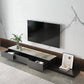 Modern TV Stand with Sliding Storage , TV Console in Grey Fit TVs for up to 71 / 92 Gray Clearhalo 'furn' 'furn_tv_stands_entertainment_centers' 'Furniture' 'Living Room Furniture' 'TV Stands & Entertainment Centers' 'TV Stands & Media Storage Furniture' 'tv_stands_entertainment_centers' 5665072