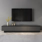 Modern TV Stand with Sliding Storage , TV Console in Grey Fit TVs for up to 71 / 92 Clearhalo 'furn' 'furn_tv_stands_entertainment_centers' 'Furniture' 'Living Room Furniture' 'TV Stands & Entertainment Centers' 'TV Stands & Media Storage Furniture' 'tv_stands_entertainment_centers' 5665081