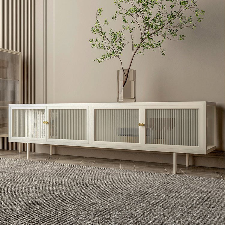 Metal Enclosed TV Storage Industrial Home TV Cabinet with Glass Doors Clearhalo 'furn' 'furn_tv_stands_entertainment_centers' 'Furniture' 'Living Room Furniture' 'TV Stands & Entertainment Centers' 'TV Stands & Media Storage Furniture' 'tv_stands_entertainment_centers' 5665208