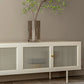 Metal Enclosed TV Storage Industrial Home TV Cabinet with Glass Doors Clearhalo 'furn' 'furn_tv_stands_entertainment_centers' 'Furniture' 'Living Room Furniture' 'TV Stands & Entertainment Centers' 'TV Stands & Media Storage Furniture' 'tv_stands_entertainment_centers' 5665214