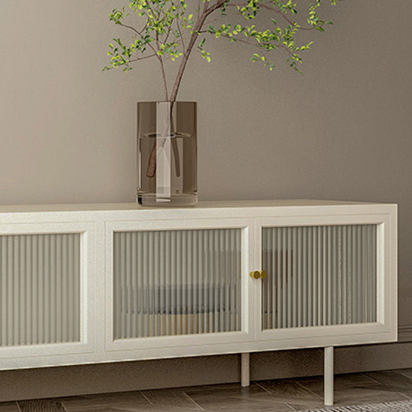 Metal Enclosed TV Storage Industrial Home TV Cabinet with Glass Doors Clearhalo 'furn' 'furn_tv_stands_entertainment_centers' 'Furniture' 'Living Room Furniture' 'TV Stands & Entertainment Centers' 'TV Stands & Media Storage Furniture' 'tv_stands_entertainment_centers' 5665214