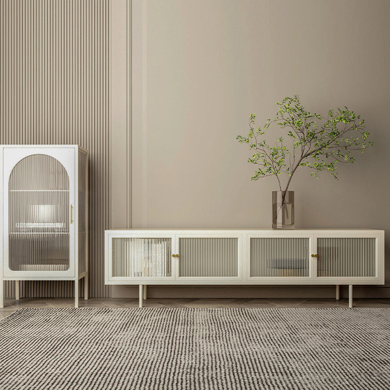 Metal Enclosed TV Storage Industrial Home TV Cabinet with Glass Doors Clearhalo 'furn' 'furn_tv_stands_entertainment_centers' 'Furniture' 'Living Room Furniture' 'TV Stands & Entertainment Centers' 'TV Stands & Media Storage Furniture' 'tv_stands_entertainment_centers' 5665219