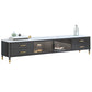 17.75 "W TV Stand Stand Glam -stijl ingesloten opslag tv -console met 4 laden
