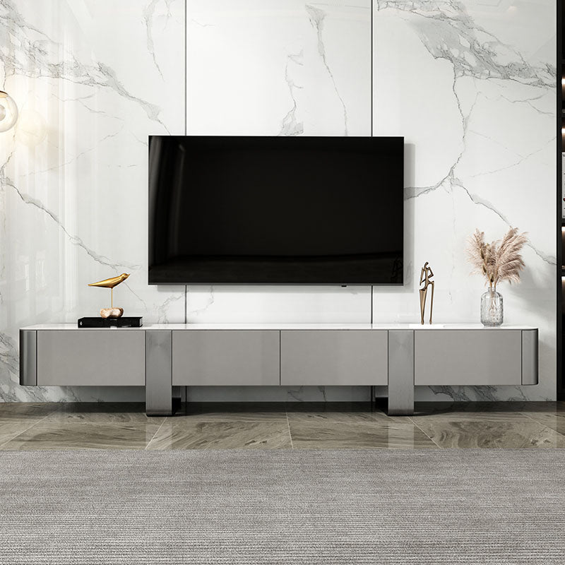 15.75"W TV Stand Glam Style Enclosed Storage TV Console with 4 Drawers Clearhalo 'furn' 'furn_tv_stands_entertainment_centers' 'Furniture' 'Living Room Furniture' 'TV Stands & Entertainment Centers' 'TV Stands & Media Storage Furniture' 'tv_stands_entertainment_centers' 5665293