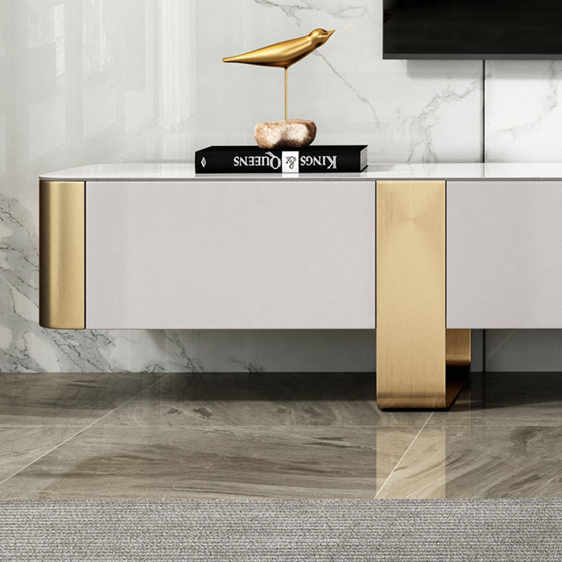 15.75"W TV Stand Glam Style Enclosed Storage TV Console with 4 Drawers Clearhalo 'furn' 'furn_tv_stands_entertainment_centers' 'Furniture' 'Living Room Furniture' 'TV Stands & Entertainment Centers' 'TV Stands & Media Storage Furniture' 'tv_stands_entertainment_centers' 5665298