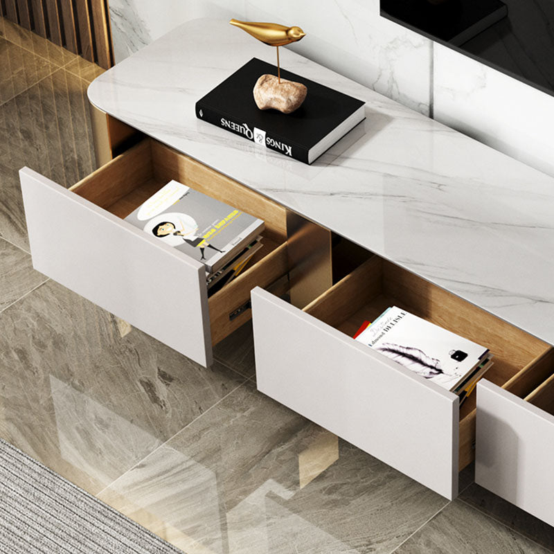 15.75"W TV Stand Glam Style Enclosed Storage TV Console with 4 Drawers Clearhalo 'furn' 'furn_tv_stands_entertainment_centers' 'Furniture' 'Living Room Furniture' 'TV Stands & Entertainment Centers' 'TV Stands & Media Storage Furniture' 'tv_stands_entertainment_centers' 5665299