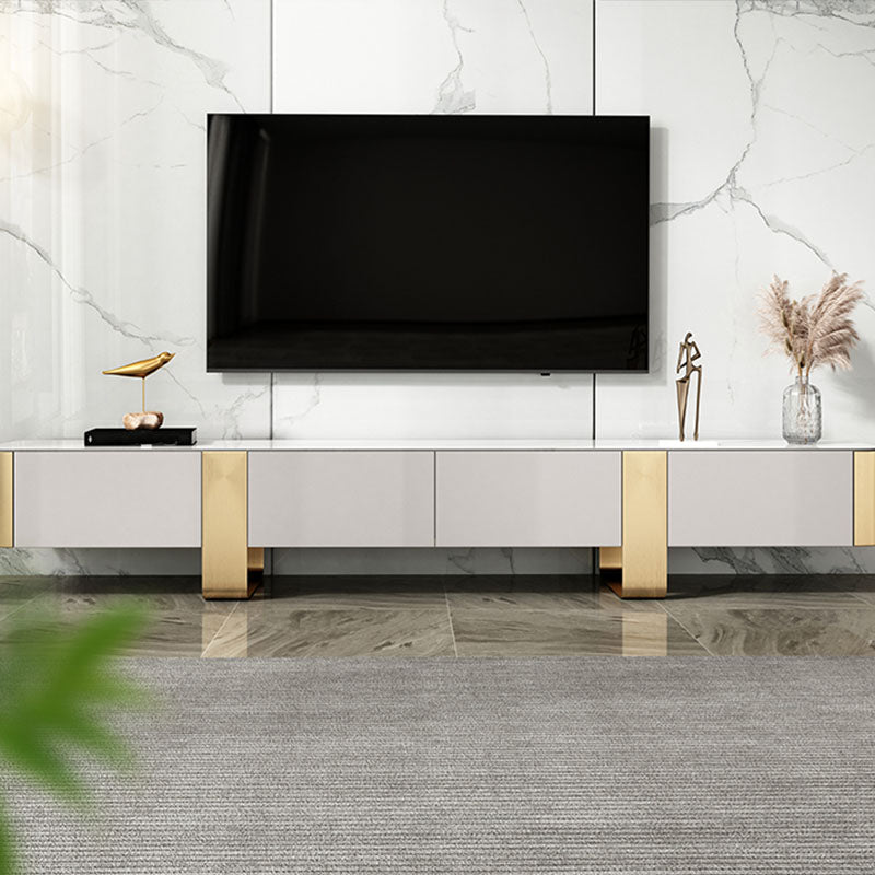 15.75"W TV Stand Glam Style Enclosed Storage TV Console with 4 Drawers Clearhalo 'furn' 'furn_tv_stands_entertainment_centers' 'Furniture' 'Living Room Furniture' 'TV Stands & Entertainment Centers' 'TV Stands & Media Storage Furniture' 'tv_stands_entertainment_centers' 5665301