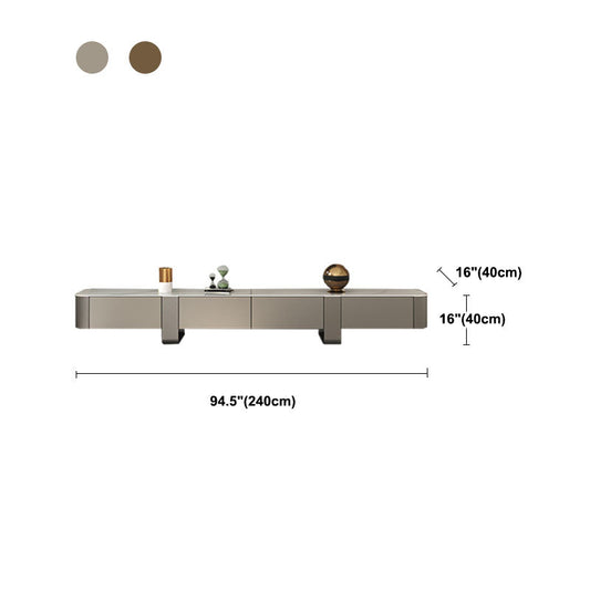 15.75"W TV Stand Glam Style Enclosed Storage TV Console with 4 Drawers Clearhalo 'furn' 'furn_tv_stands_entertainment_centers' 'Furniture' 'Living Room Furniture' 'TV Stands & Entertainment Centers' 'TV Stands & Media Storage Furniture' 'tv_stands_entertainment_centers' 5665305