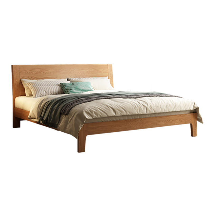 Natural Eiche Holzplattform Bett, Cal King Plattform Bettrahmen mit Bett