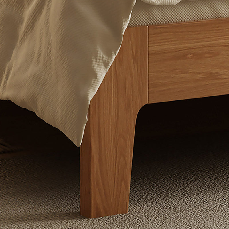 Natural Eiche Holzplattform Bett, Cal King Plattform Bettrahmen mit Bett