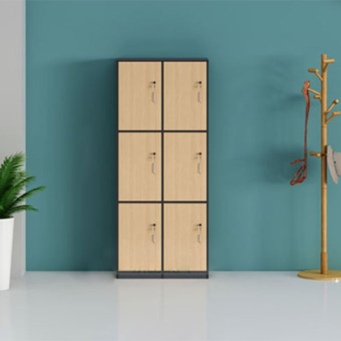 Modern vervaardigd houten opbergkast licht houten afwerking kast