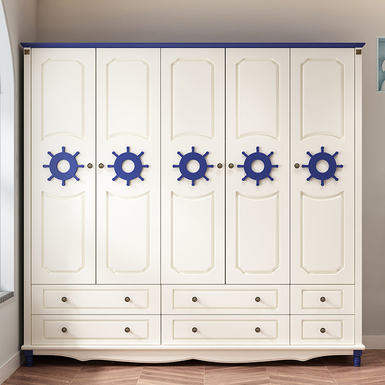 Coastal scharnierende deur opbergkast vervaardigd houten matte afwerking kast