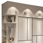 Glijdende witte garderobe armoire gemanipuleerde houten garderobe kast