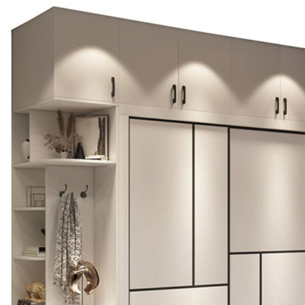 Glijdende witte garderobe armoire gemanipuleerde houten garderobe kast