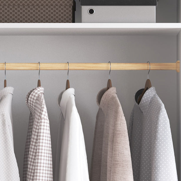 Witte schuifgarderobe kast gemanipuleerde houten garderobe armoire