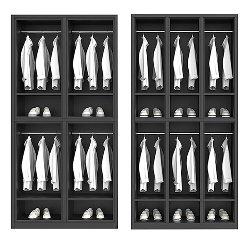 Scharnierende garderobe kast eigentijdse metalen garderobe armoire voor thuis