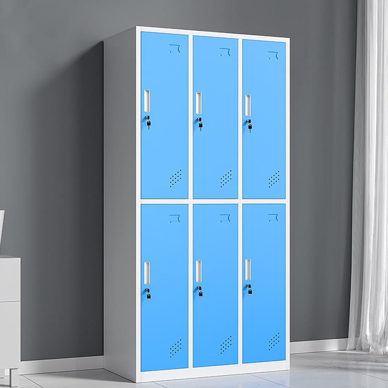 Scharnierende garderobe kast eigentijdse metalen garderobe armoire voor thuis