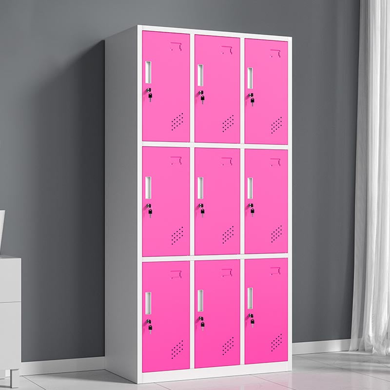 Scharnierende garderobe kast eigentijdse metalen garderobe armoire voor thuis