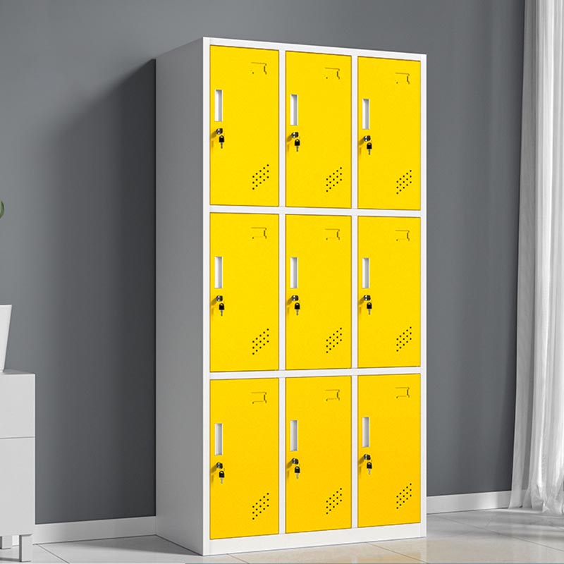 Scharnierende garderobe kast eigentijdse metalen garderobe armoire voor thuis