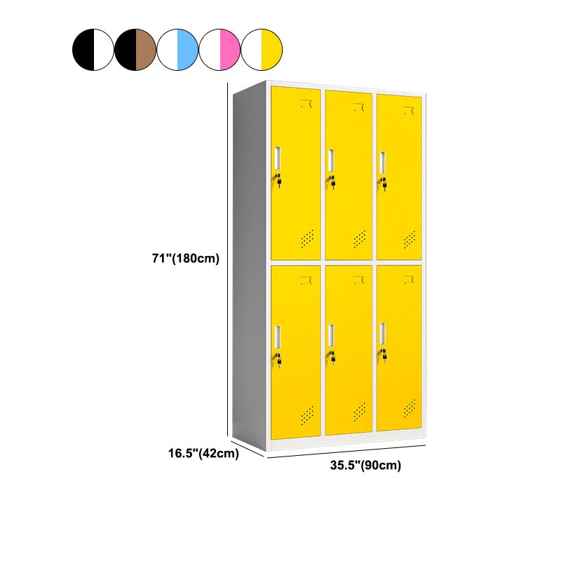 Scharnierende garderobe kast eigentijdse metalen garderobe armoire voor thuis